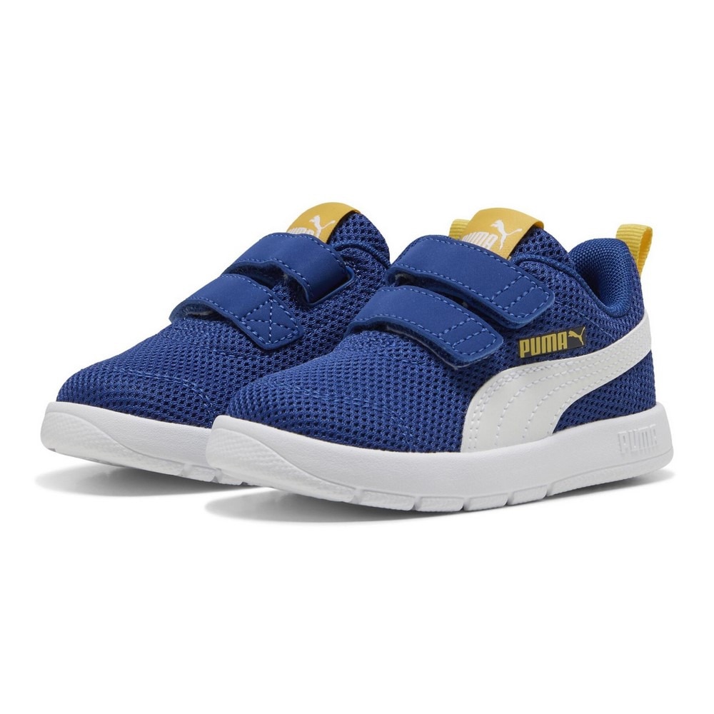 プーマ（PUMA）（キッズ）ジュニアスニーカー スポーツシューズ コートフレックスV メッシュ IF 39808605