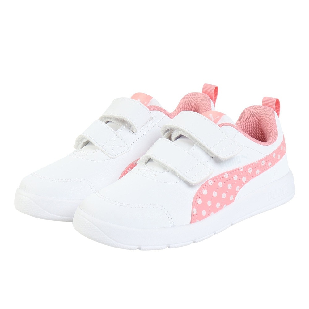 プーマ（PUMA）（キッズ）ジュニアスニーカー スポーツシューズ コートフレックス DOTTY PS 39875805