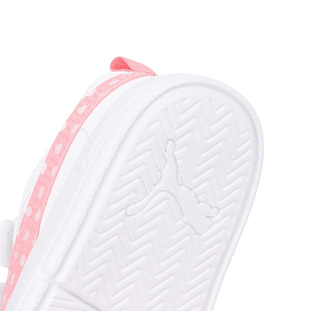 プーマ（PUMA）（キッズ）ジュニアスニーカー スポーツシューズ コートフレックス DOTTY IF ホワイト 39875905 スニーカー