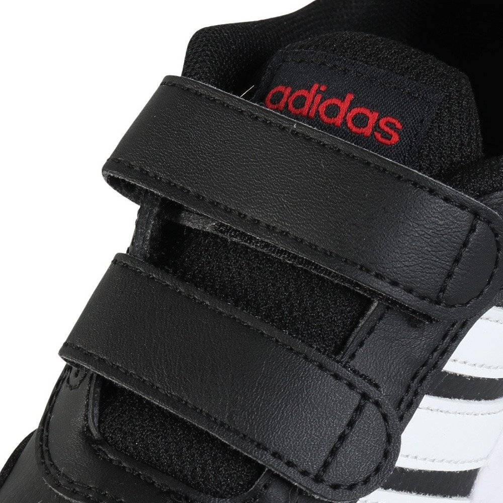 アディダス（adidas）（キッズ）ジュニアスニーカー スポーツシューズ テンソー スイッチ キッズ ブラック ホワイト NMO14-JH8653 カジュアルシューズ