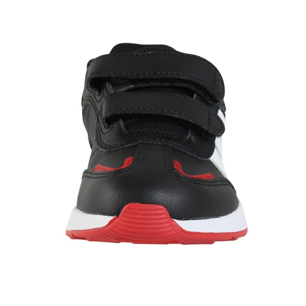 アディダス（adidas）（キッズ）ジュニアスニーカー スポーツシューズ テンソー スイッチ キッズ ブラック ホワイト NMO14-JH8653 カジュアルシューズ