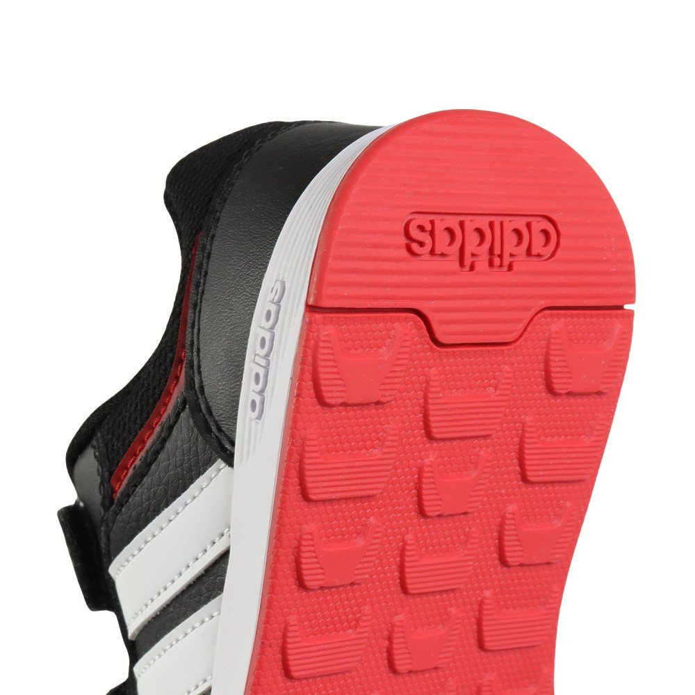 アディダス（adidas）（キッズ）ジュニアスニーカー スポーツシューズ テンソー スイッチ キッズ ブラック ホワイト NMO14-JH8653 カジュアルシューズ