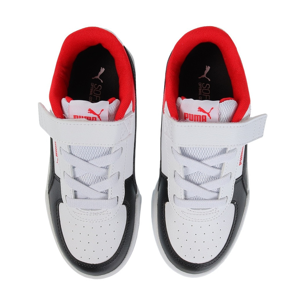 プーマ（PUMA）（キッズ）ジュニア スニーカー CAVEN ブロック ALTERNATIVE クロージャー AC+PS ホワイト 39147001 カジュアル スポーツシューズ 面ファスナー