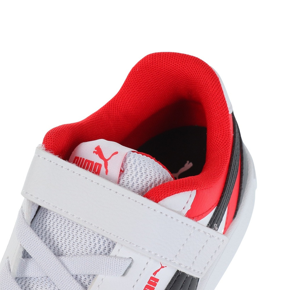 プーマ（PUMA）（キッズ）ジュニア スニーカー CAVEN ブロック ALTERNATIVE クロージャー AC+PS ホワイト 39147001 カジュアル スポーツシューズ 面ファスナー