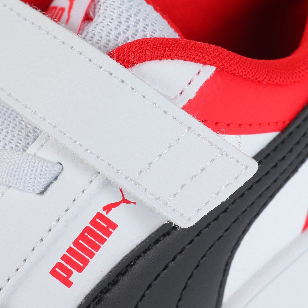 プーマ（PUMA）（キッズ）ジュニア スニーカー CAVEN ブロック ALTERNATIVE クロージャー AC+PS ホワイト 39147001 カジュアル スポーツシューズ 面ファスナー