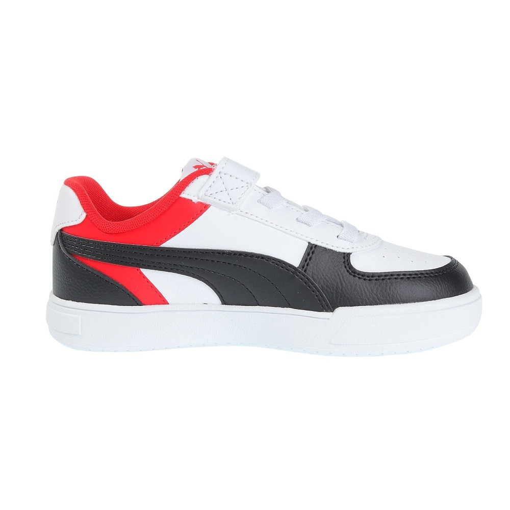 プーマ（PUMA）（キッズ）ジュニア スニーカー CAVEN ブロック ALTERNATIVE クロージャー AC+PS ホワイト 39147001 カジュアル スポーツシューズ 面ファスナー
