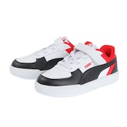 プーマ(PUMA)(キッズ)ジュニア スニーカー CAVEN ブロック ALTERNATIVE クロージャー AC+PS ホワイト 39147001 カジュアル スポーツシューズ 面ファスナー