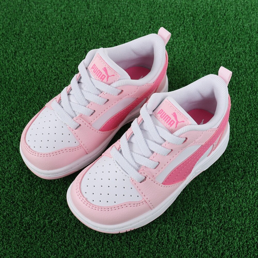 プーマ（PUMA）（キッズ）ベビースニーカー ガールズ スポーツシューズ リバウンドV6ロウ AC IF 39383508