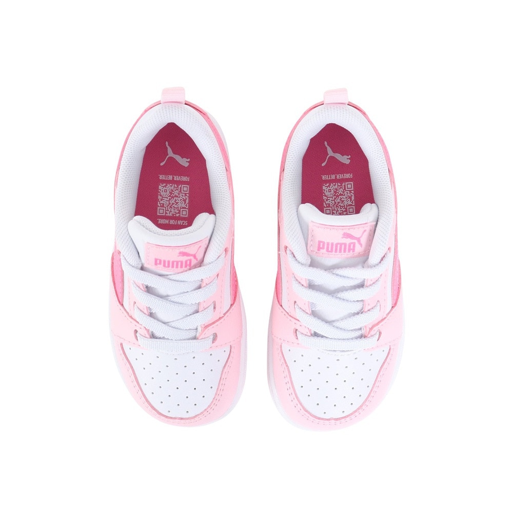 プーマ（PUMA）（キッズ）ベビースニーカー ガールズ スポーツシューズ リバウンドV6ロウ AC IF 39383508