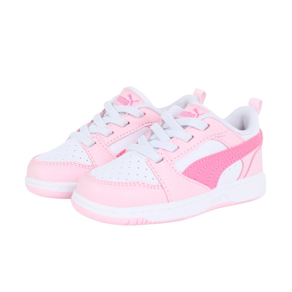 プーマ（PUMA）（キッズ）ベビースニーカー ガールズ スポーツシューズ リバウンドV6ロウ AC IF 39383508