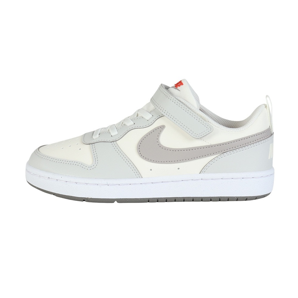 ナイキ（NIKE）（キッズ）ジュニアスニーカー スポーツシューズ コート ボロー LOW リクラフト PS DV5457-127