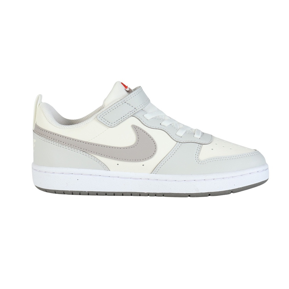 ナイキ（NIKE）（キッズ）ジュニアスニーカー スポーツシューズ コート ボロー LOW リクラフト PS DV5457-127