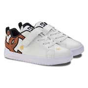 ディーシーシューズ（DC SHOES）（キッズ）ジュニアスニーカー シューズ COURT GRAFFIK LITE EV 24SPDK241602XWWC