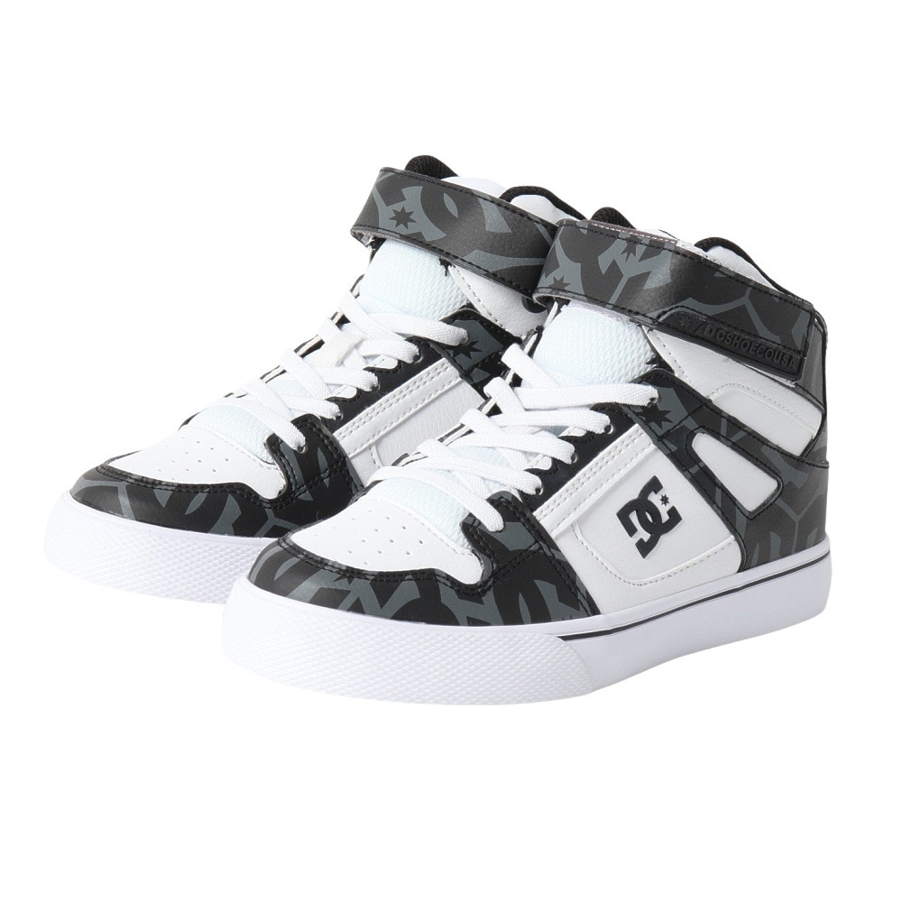 ディーシーシューズ（DC SHOES）（キッズ）ジュニアスニーカー ボーイズ ボーダーシューズ PURE HIGH-TOP SE EV SN 24FWDK244004WG2