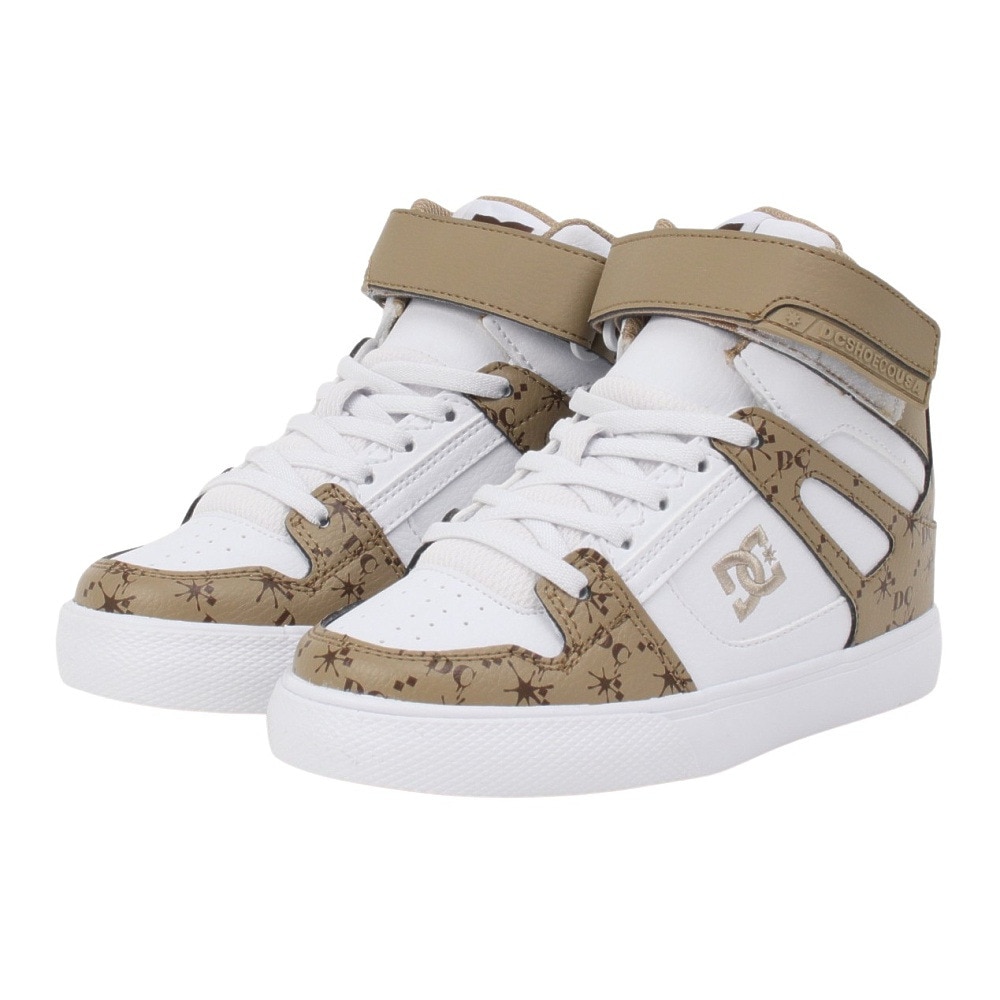 ディーシーシューズ（DC SHOES）（キッズ）ジュニアスニーカー ボーイズ ボーダーシューズ PURE ハイトップ SE EV SN 25SPDK251005100