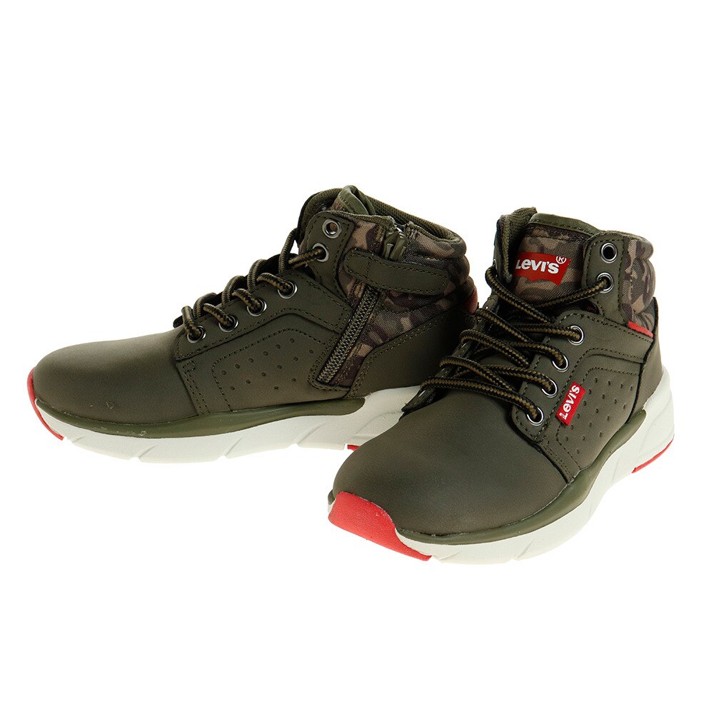  ジュニアスニーカー N ASPEN WITH ZIPPER 231497-36 KHAKI カジュアルシューズ