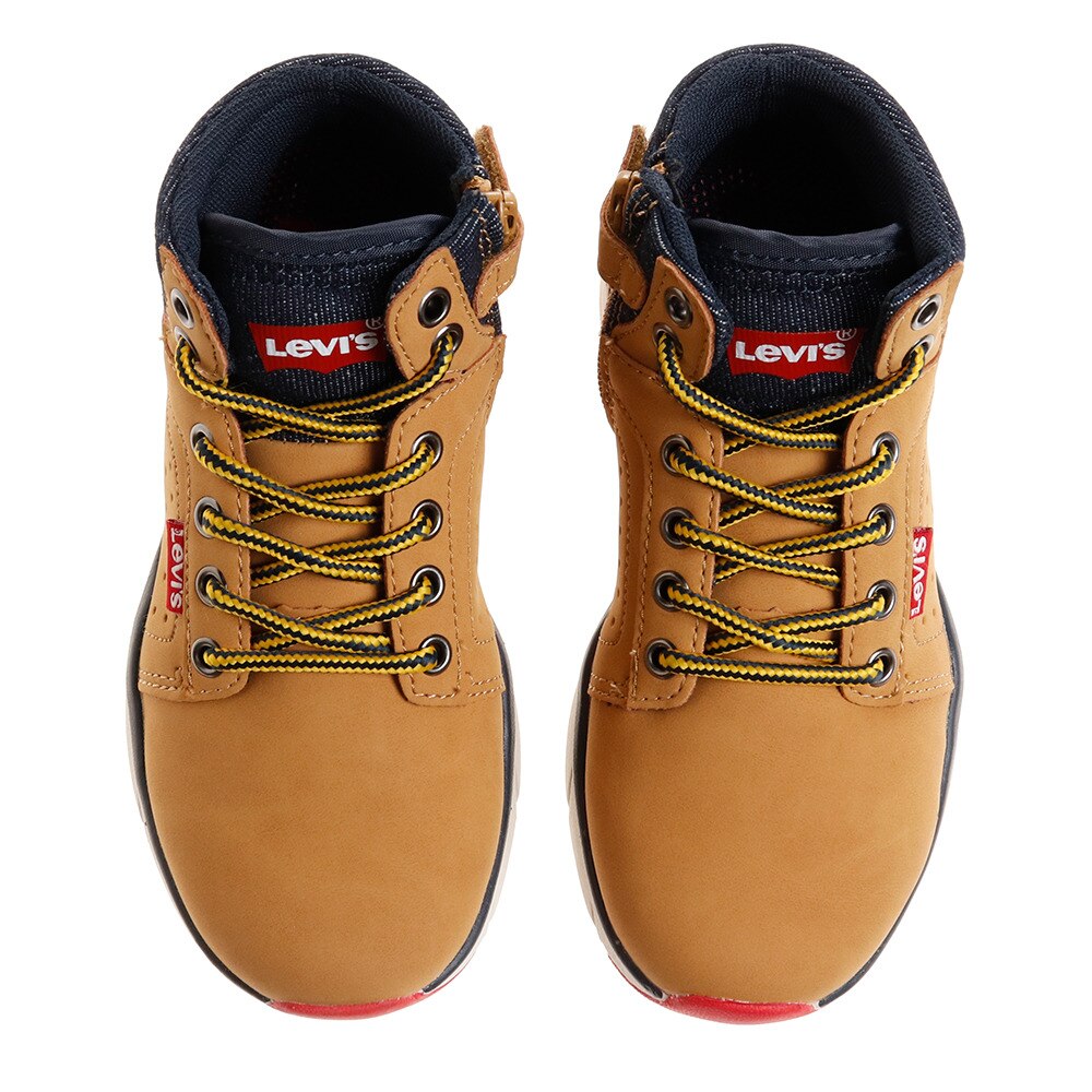 ジュニアスニーカー N Aspen With Zipper 74 Yellow カジュアルシューズ リーバイス ヴィクトリア