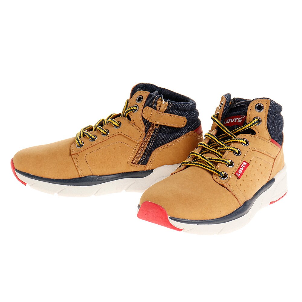  ジュニアスニーカー N ASPEN WITH ZIPPER 231497-74 YELLOW カジュアルシューズ