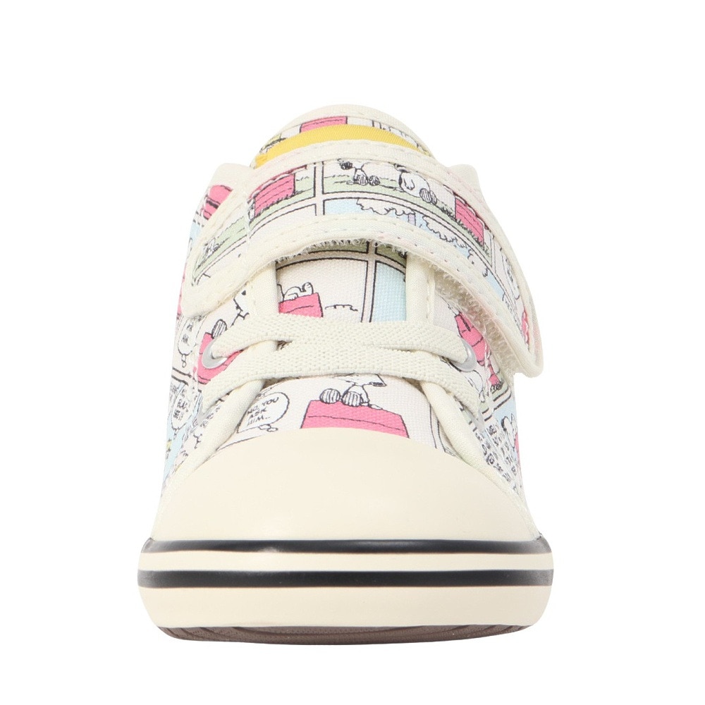 コンバース（CONVERSE）（キッズ）ジュニアスニーカー キャンパスシューズ PEANUTS CP V-1 ベビー オールスター 37303050 24SS