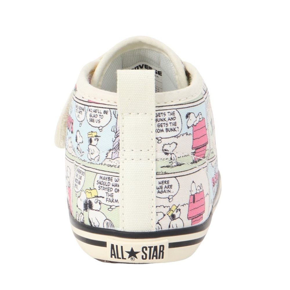 コンバース（CONVERSE）（キッズ）ジュニアスニーカー キャンパスシューズ PEANUTS CP V-1 ベビー オールスター 37303050 24SS