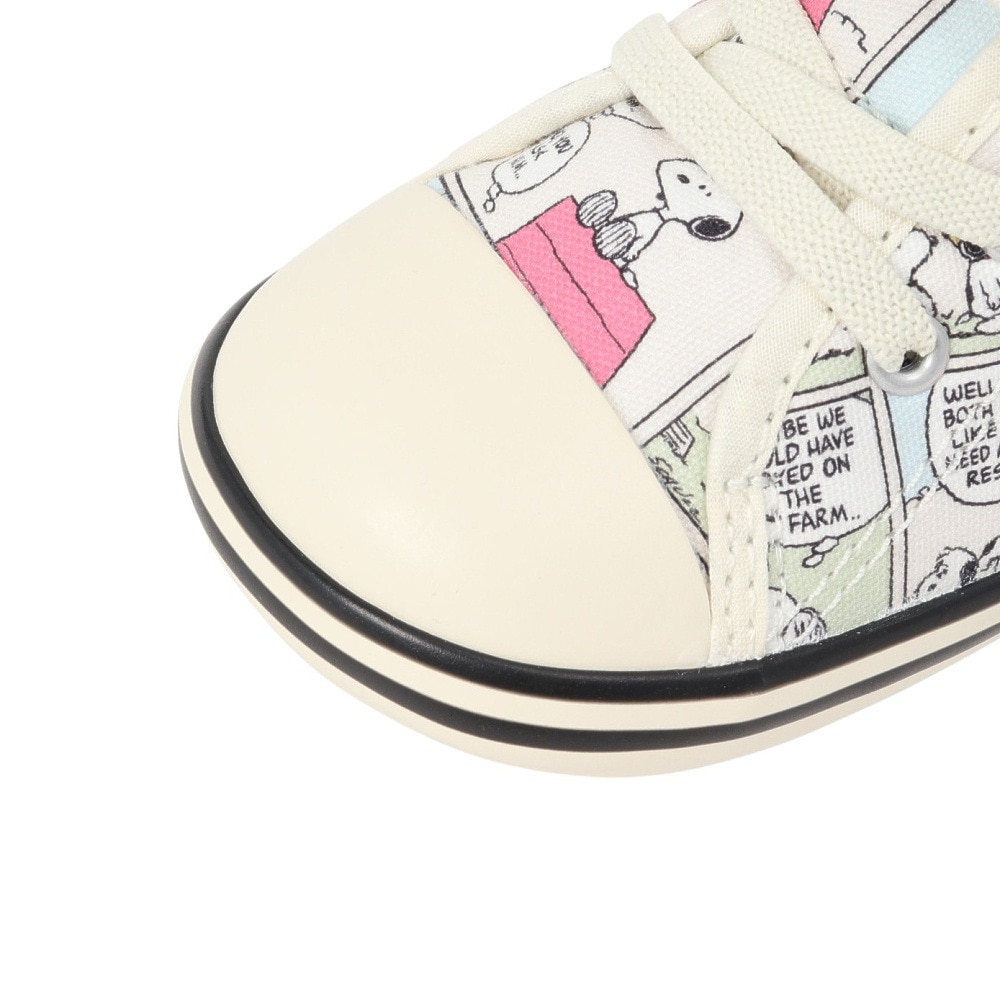 コンバース（CONVERSE）（キッズ）ジュニアスニーカー キャンパスシューズ PEANUTS CP V-1 ベビー オールスター 37303050 24SS