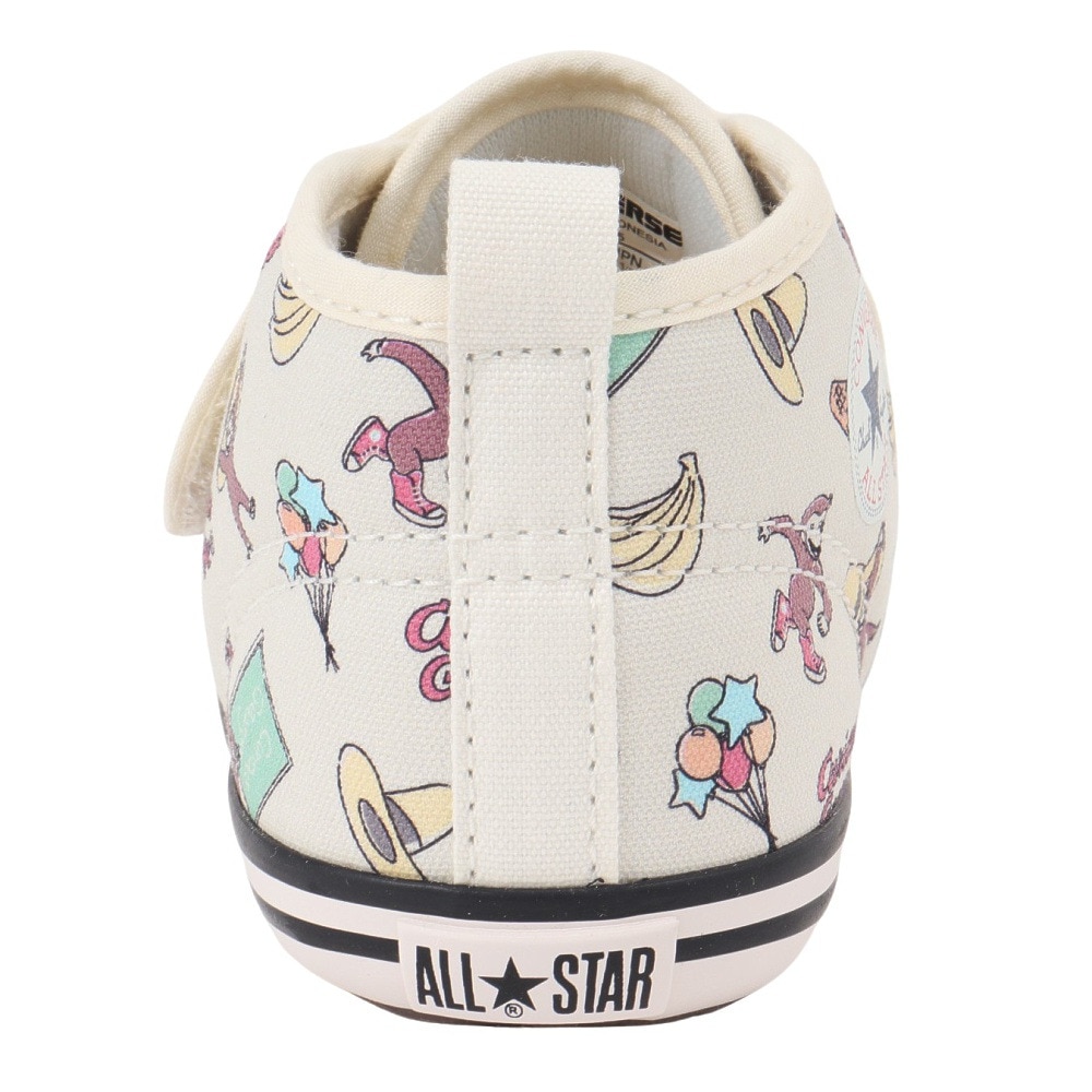 コンバース（CONVERSE）（キッズ）ベビー スニーカー キャンパスシューズ オールスター N PT Vー1 おさるのジョージ 37303190 24FW