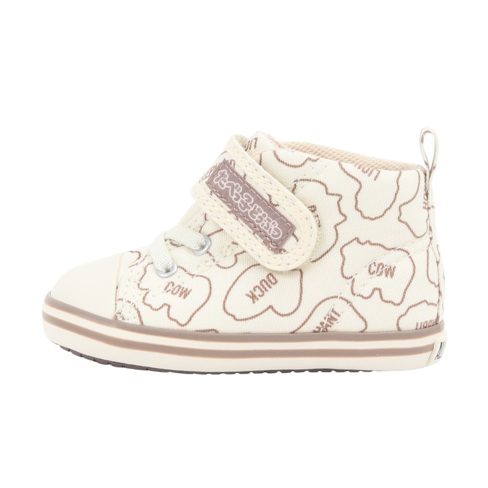 コンバース（CONVERSE）（キッズ）ジュニアスニーカー キャンパスシューズ ベビー オールスター BS V-1 たべっ子どうぶつ37303640