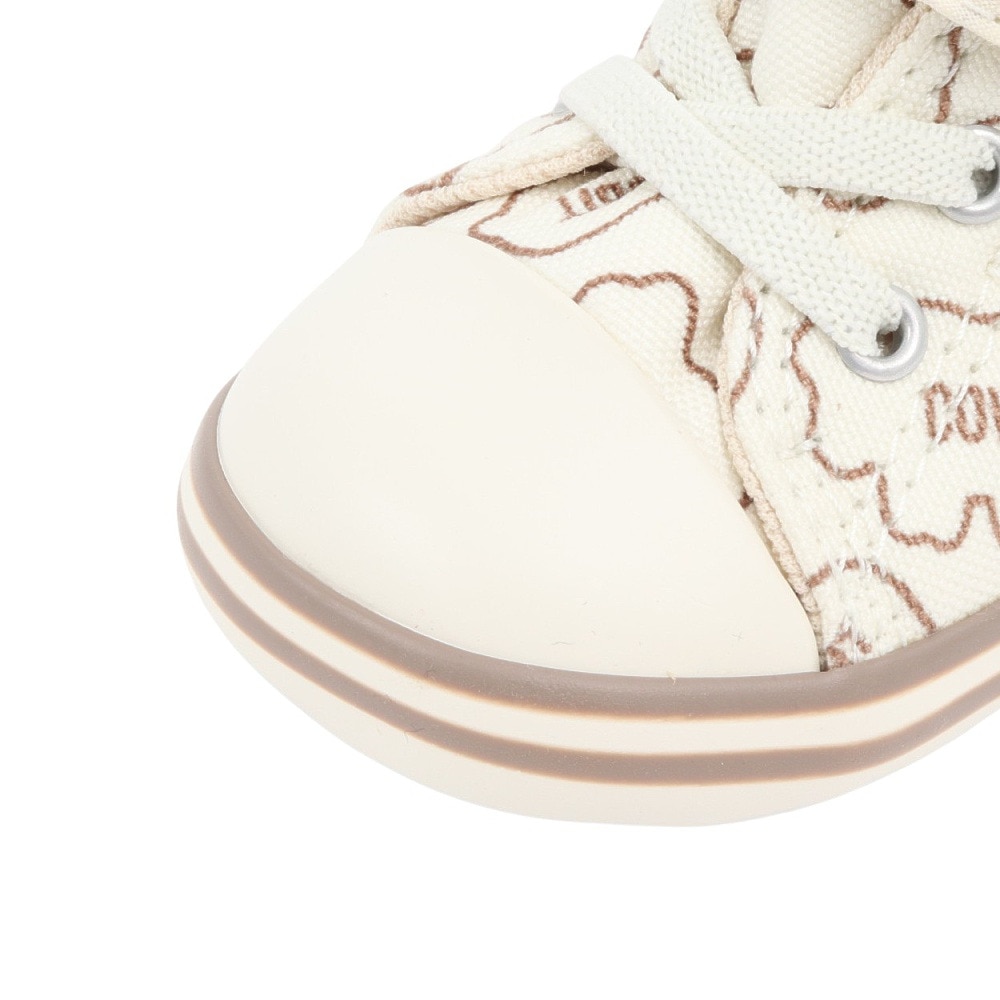 コンバース（CONVERSE）（キッズ）ジュニアスニーカー キャンパスシューズ ベビー オールスター BS V-1 たべっ子どうぶつ37303640