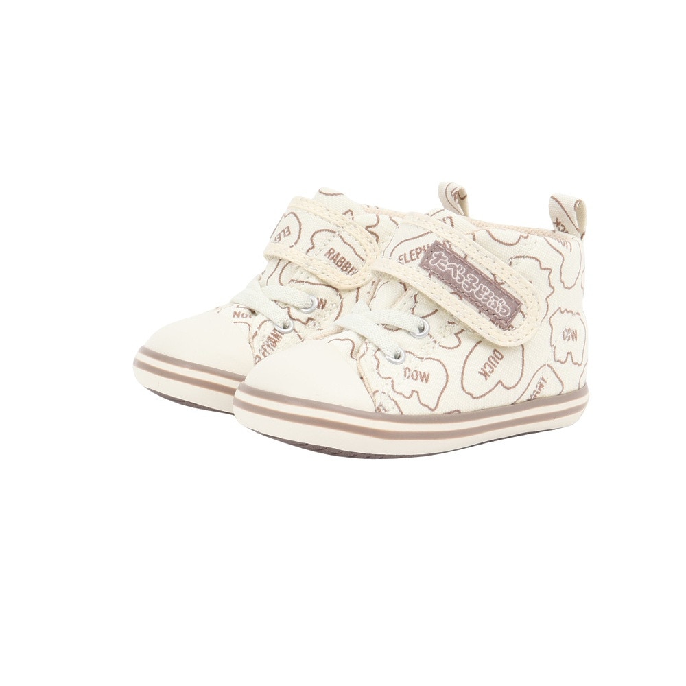 コンバース（CONVERSE）（キッズ）ジュニアスニーカー キャンパスシューズ ベビー オールスター BS V-1 たべっ子どうぶつ37303640