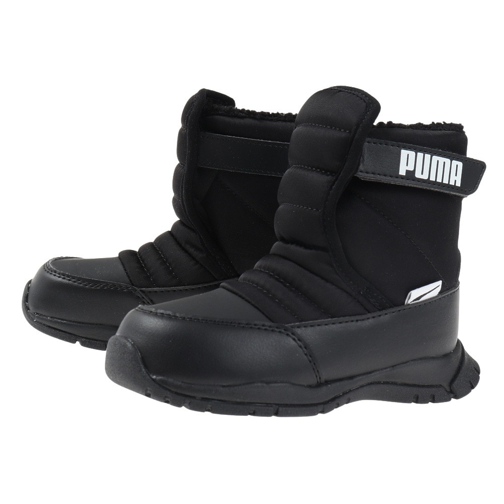 プーマ(PUMA)(キッズ)ブーツ ベビー 黒 ニエベ ブーツ ウィンター
