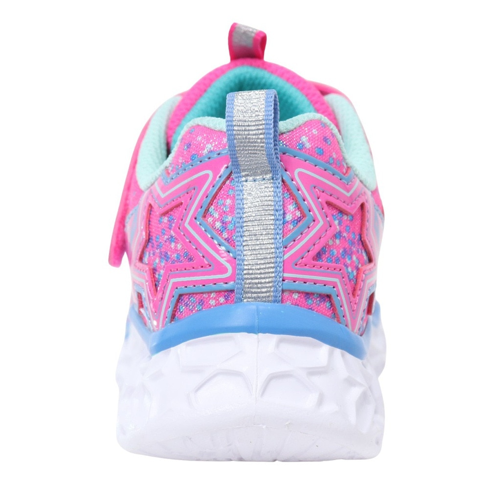 スケッチャーズ（SKECHERS）（キッズ）スニーカー ジュニア ギャラクシー ライツ 10920L-NPMT ピンク ベルクロ 紐なし★★★