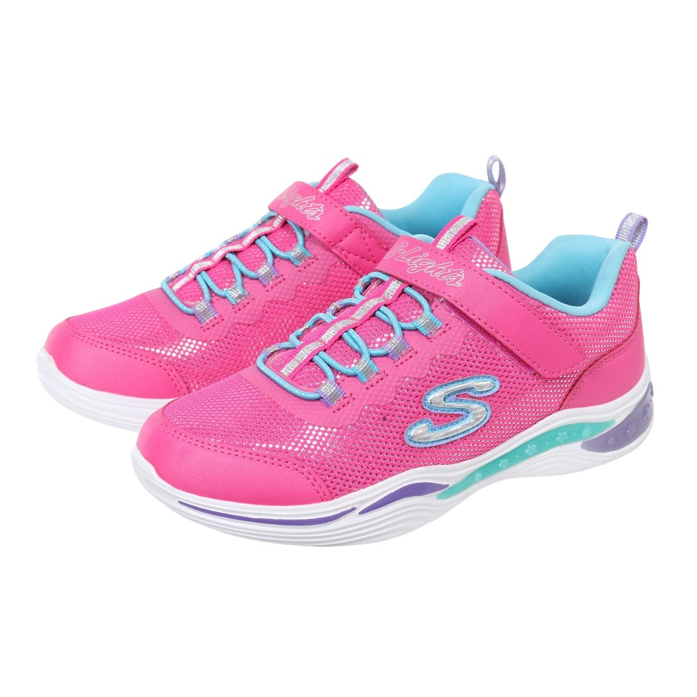 スケッチャーズ（SKECHERS）（キッズ）ジュニアスニーカー POWER PETALS 20202L-NPMT スポーツシューズ