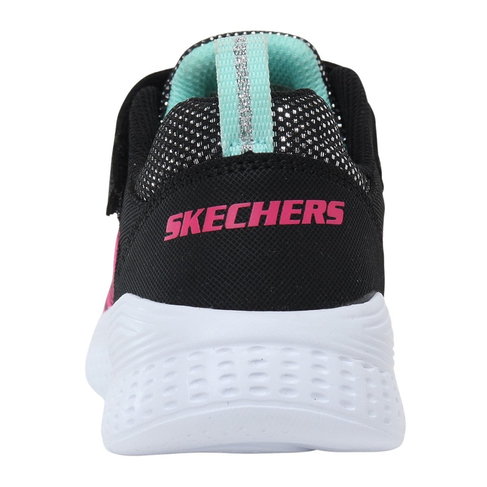 スケッチャーズ（SKECHERS）（キッズ）スニーカー ジュニア ピンク スナップ スプリント SNAP SPRINTS 81372L-BKMT ブラックピンク スポーツシューズ