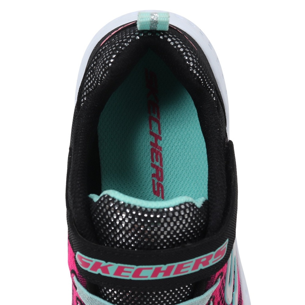 スケッチャーズ（SKECHERS）（キッズ）スニーカー ジュニア ピンク スナップ スプリント SNAP SPRINTS 81372L-BKMT ブラックピンク スポーツシューズ