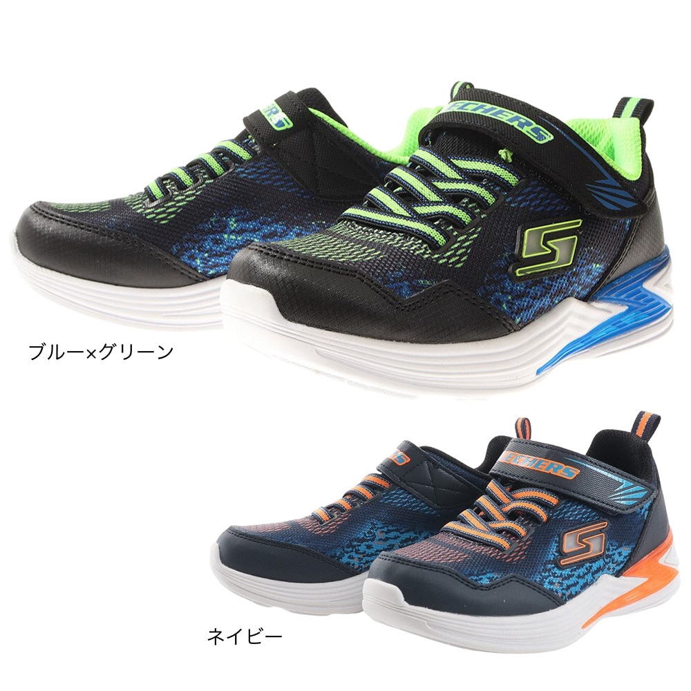 スケッチャーズ（SKECHERS）（キッズ）ジュニアスニーカー ERUPTERS 3 DERLO 90563L-NVOR スポーツシューズ