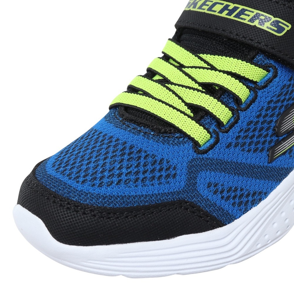 スケッチャーズ（SKECHERS）（キッズ）スニーカー ジュニア 青 スナップ スプリンツ ウルトラボルト SNAP SPRINTS ULTRAVOLT ブルーブラック 97546L-BLBK