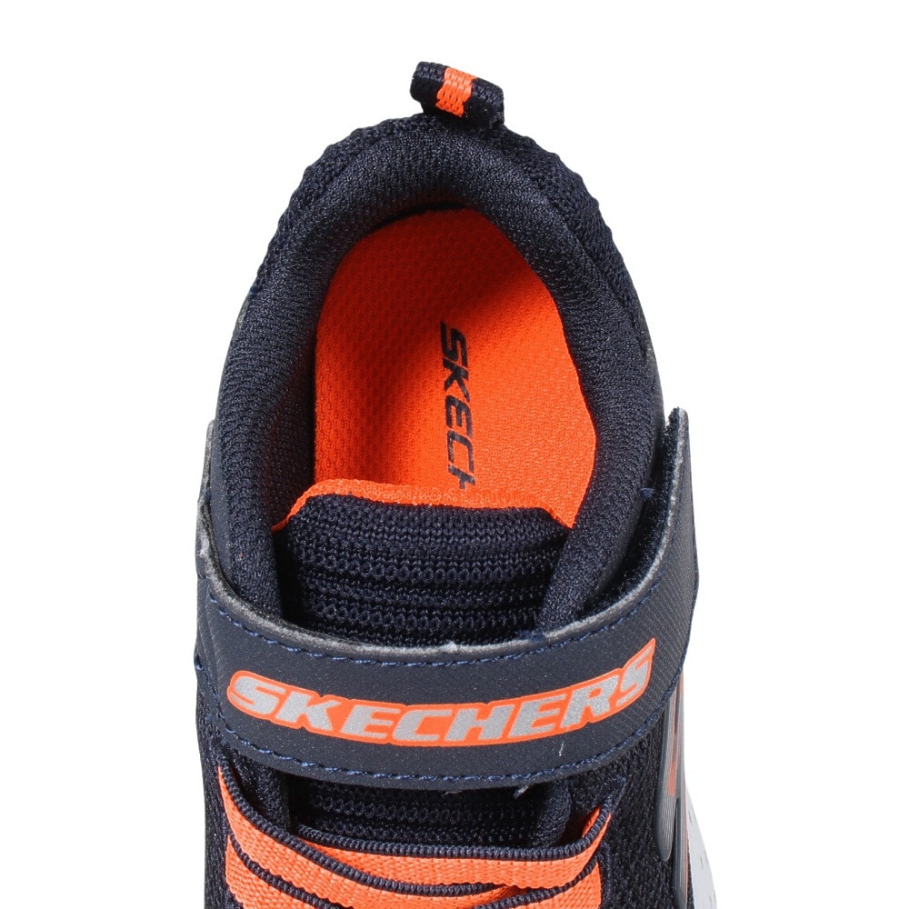 スケッチャーズ（SKECHERS）（キッズ）スニーカー ジュニア 紺 スナップ スプリンツ ウルトラボルト SNAP SPRINTS ULTRAVOLT 97546L-NVBK ネイビー