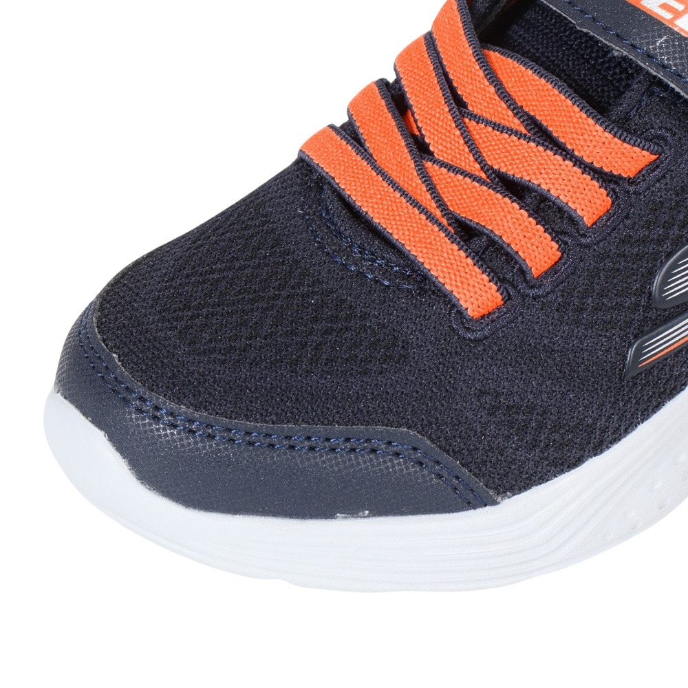 スケッチャーズ（SKECHERS）（キッズ）スニーカー ジュニア 紺 スナップ スプリンツ ウルトラボルト SNAP SPRINTS ULTRAVOLT 97546L-NVBK ネイビー