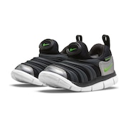 ナイキ（NIKE）（キッズ）ダイナモ フリー TD ブラック グリーンストライク 343938-028 スニーカー ジュニア ベビー キッズ 紐なし 子供靴 スポーツシューズ