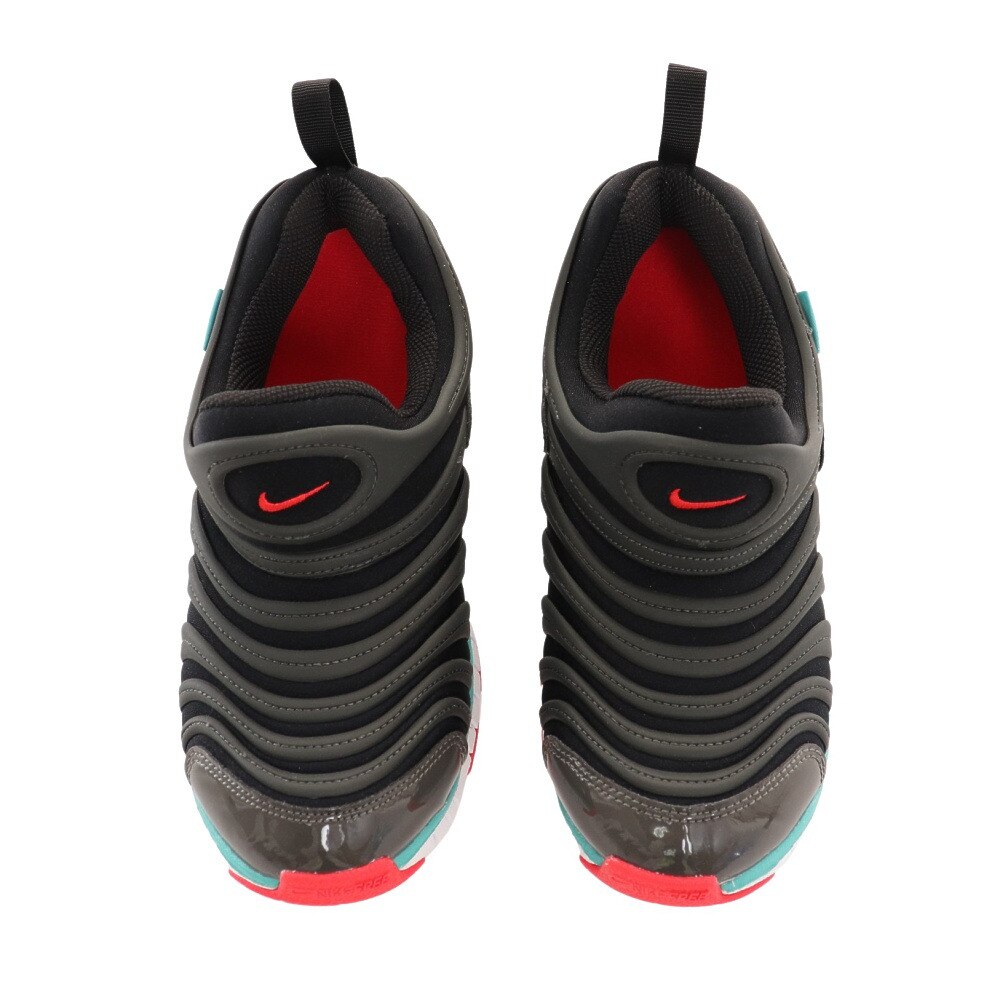ナイキ（NIKE）（キッズ）ダイナモ フリー PS ブラックレッド 343738-029 ジュニア スニーカー スポーツシューズ シューレース 紐なし 運動靴★★★