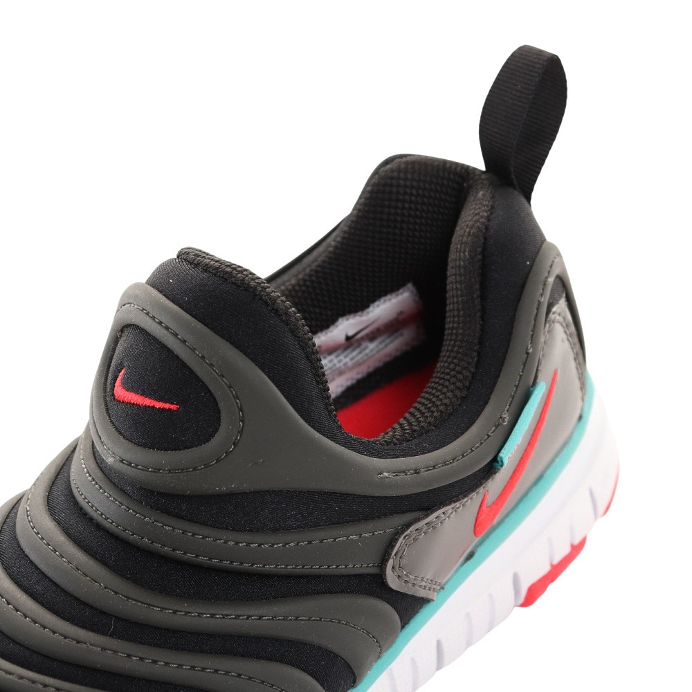 ナイキ（NIKE）（キッズ）ダイナモ フリー PS ブラックレッド 343738-029 ジュニア スニーカー スポーツシューズ シューレース 紐なし 運動靴★★★
