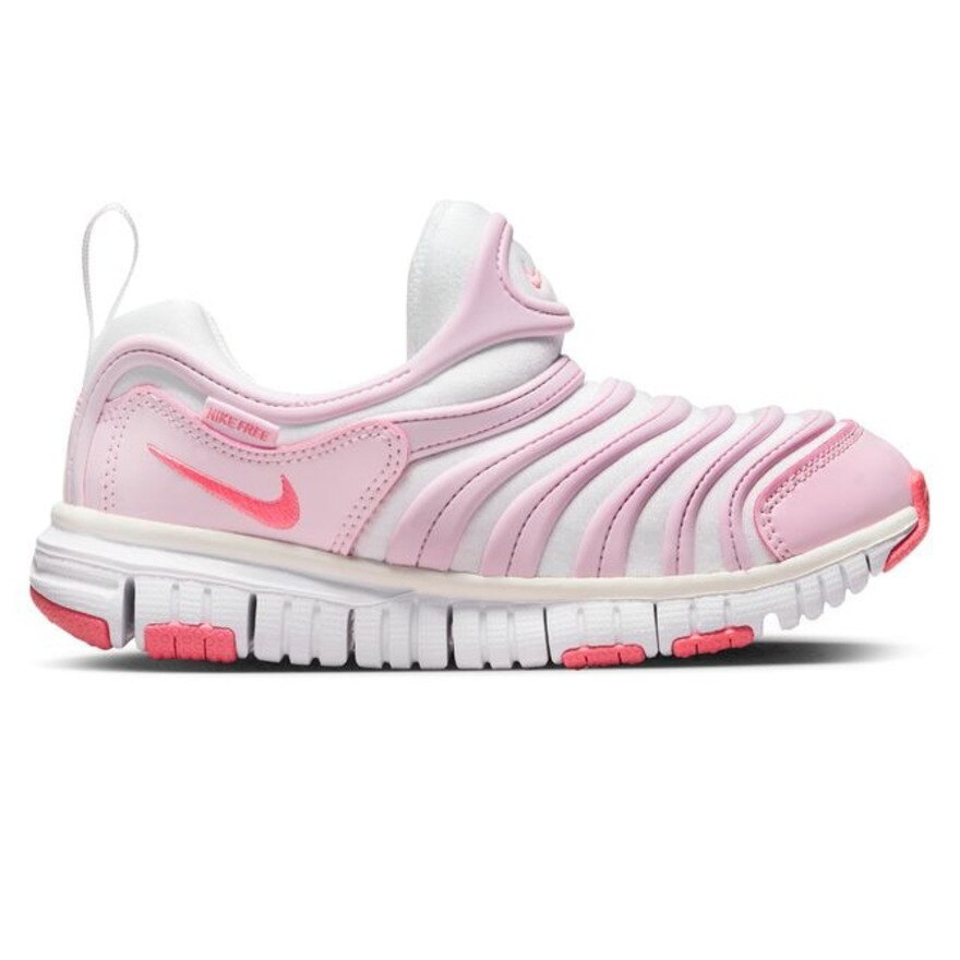 ナイキ ダイナモ フリー Ps ピンク ホワイト 100 スニーカー ジュニア ベビー スポーツシューズ スリッポン 紐なし 子供靴 運動 スポーツ用品はスーパースポーツゼビオ
