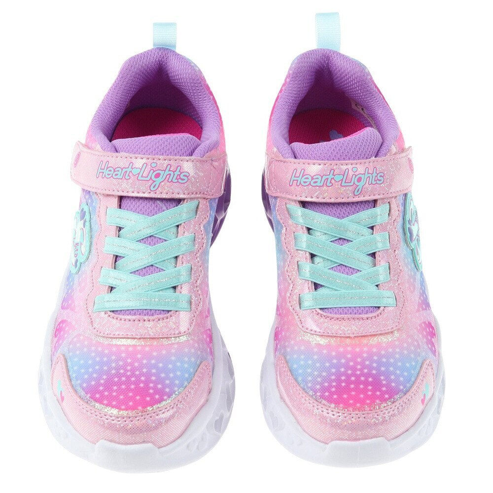 スケッチャーズ スニーカー ジュニア ピンク フリッターハートライツシンプリィラブ Flutter Heart Lights Simply Love l Pkmt スポーツ用品はスーパースポーツゼビオ