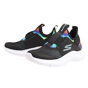 (キッズ)ジュニアスニーカー ケッチ ファースト - サプライズ グルーヴ ブラック 303508L-BKMT スポーツシューズ スリップオン