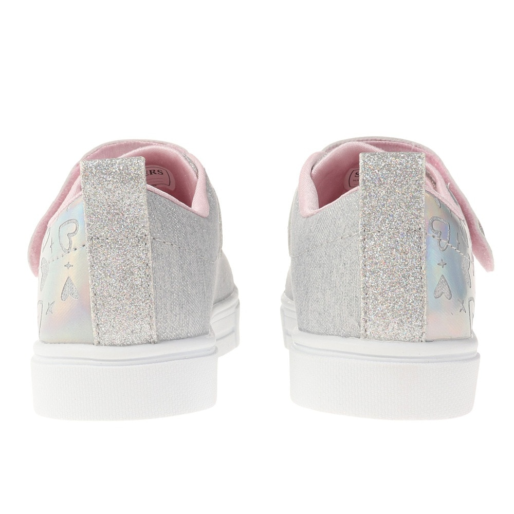 スケッチャーズ（SKECHERS）（キッズ）ジュニアスニーカー トゥインクル スパークス - ヘザー チャーム グレー 314787L-GYSL スポーツシューズ ベルクロ