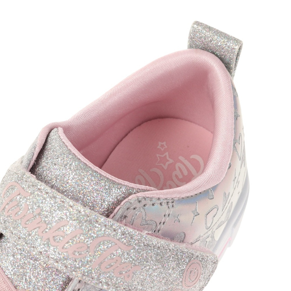 スケッチャーズ（SKECHERS）（キッズ）ジュニアスニーカー トゥインクル スパークス - ヘザー チャーム グレー 314787L-GYSL スポーツシューズ ベルクロ