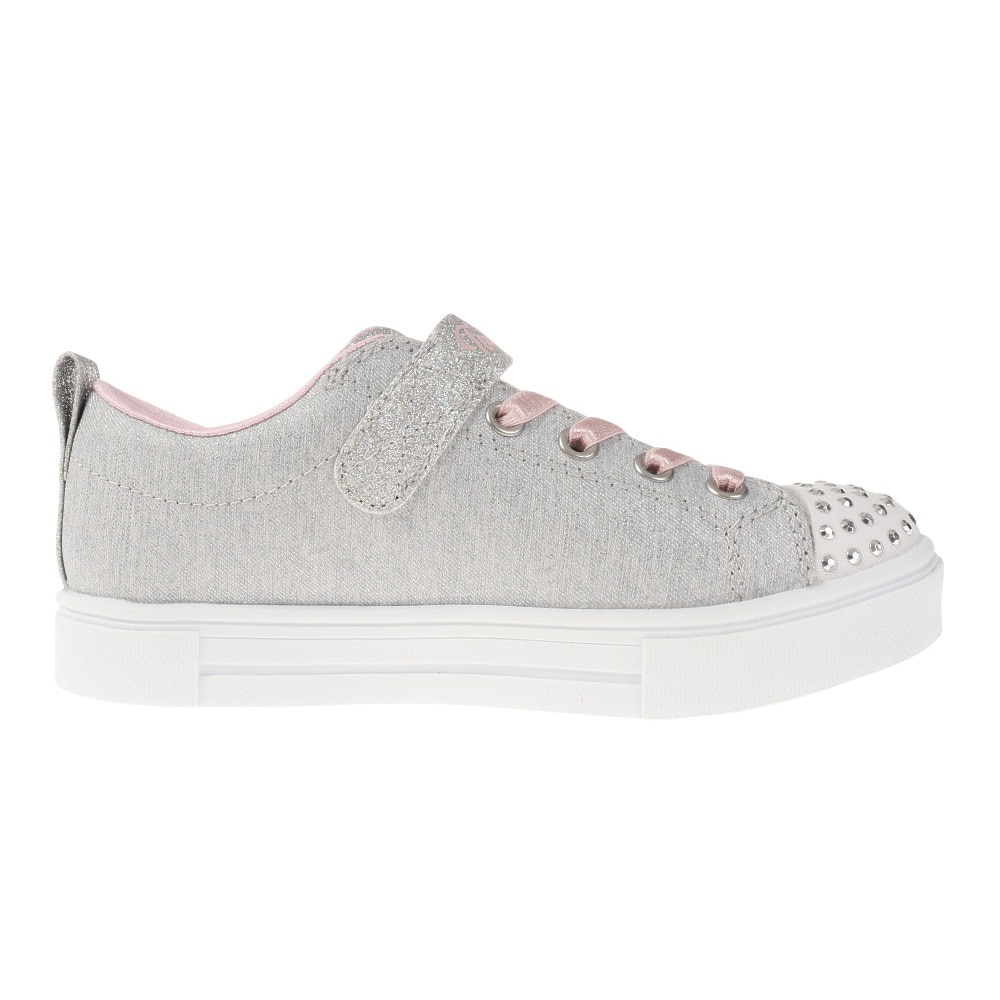 スケッチャーズ（SKECHERS）（キッズ）ジュニアスニーカー トゥインクル スパークス - ヘザー チャーム グレー 314787L-GYSL スポーツシューズ ベルクロ