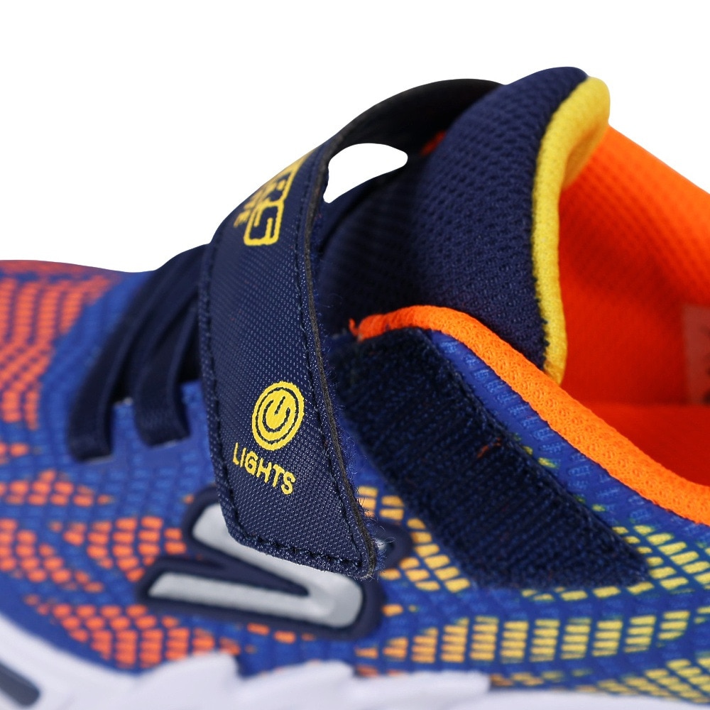 スケッチャーズ（SKECHERS）（キッズ）ジュニアスニーカー フレックス グロー エリート バルロ ブルー 400137L-RYOR スポーツシューズ 面ファスナー