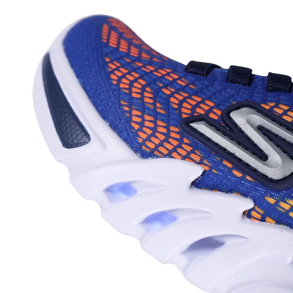 スケッチャーズ（SKECHERS）（キッズ）ジュニアスニーカー フレックス グロー エリート バルロ ブルー 400137L-RYOR スポーツシューズ 面ファスナー