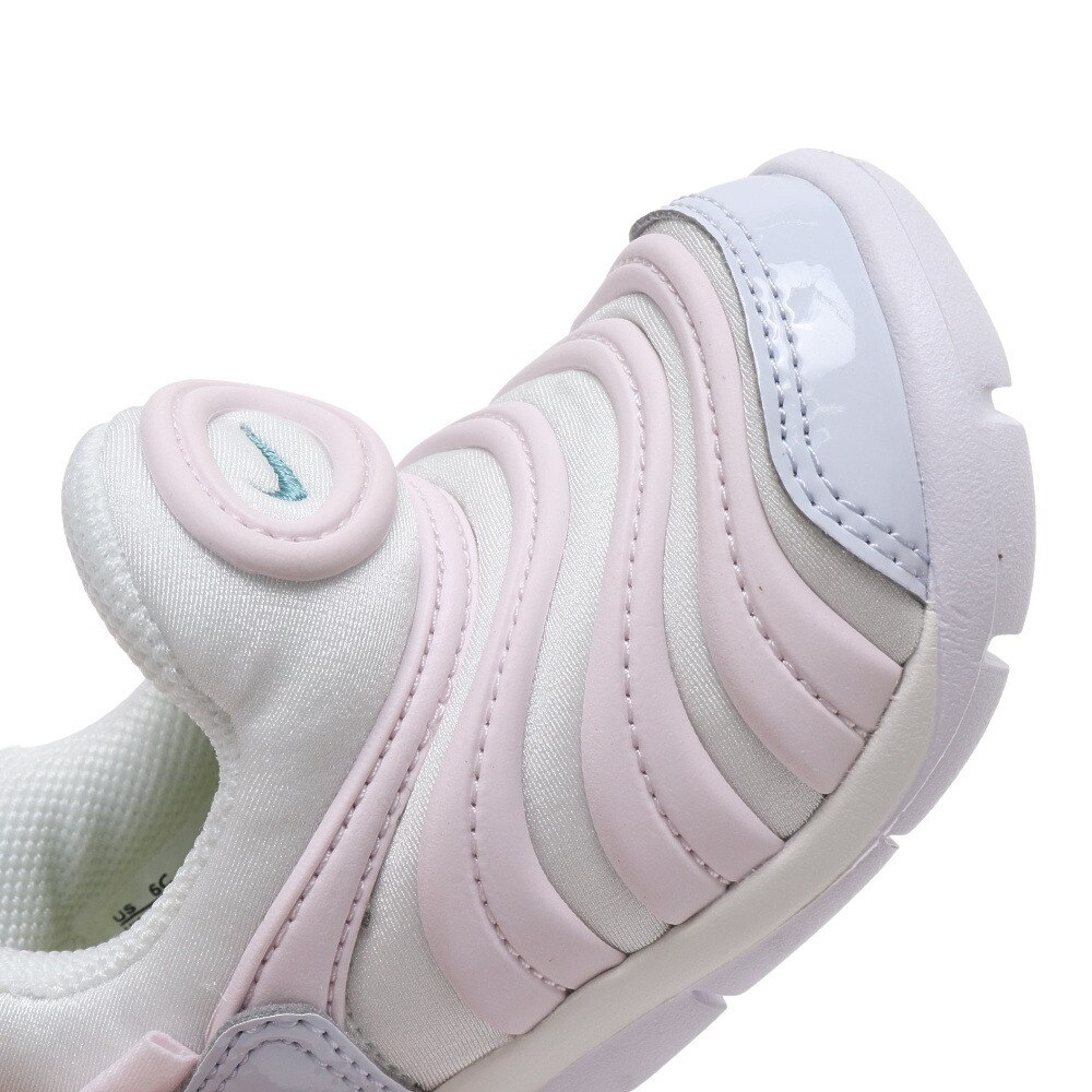ナイキ（NIKE）（キッズ）ジュニアスニーカー スポーツシューズ ダイナモ フリー TD ホワイト 343938-101 スリップオン 子供 靴 運動 ファーストシューズ